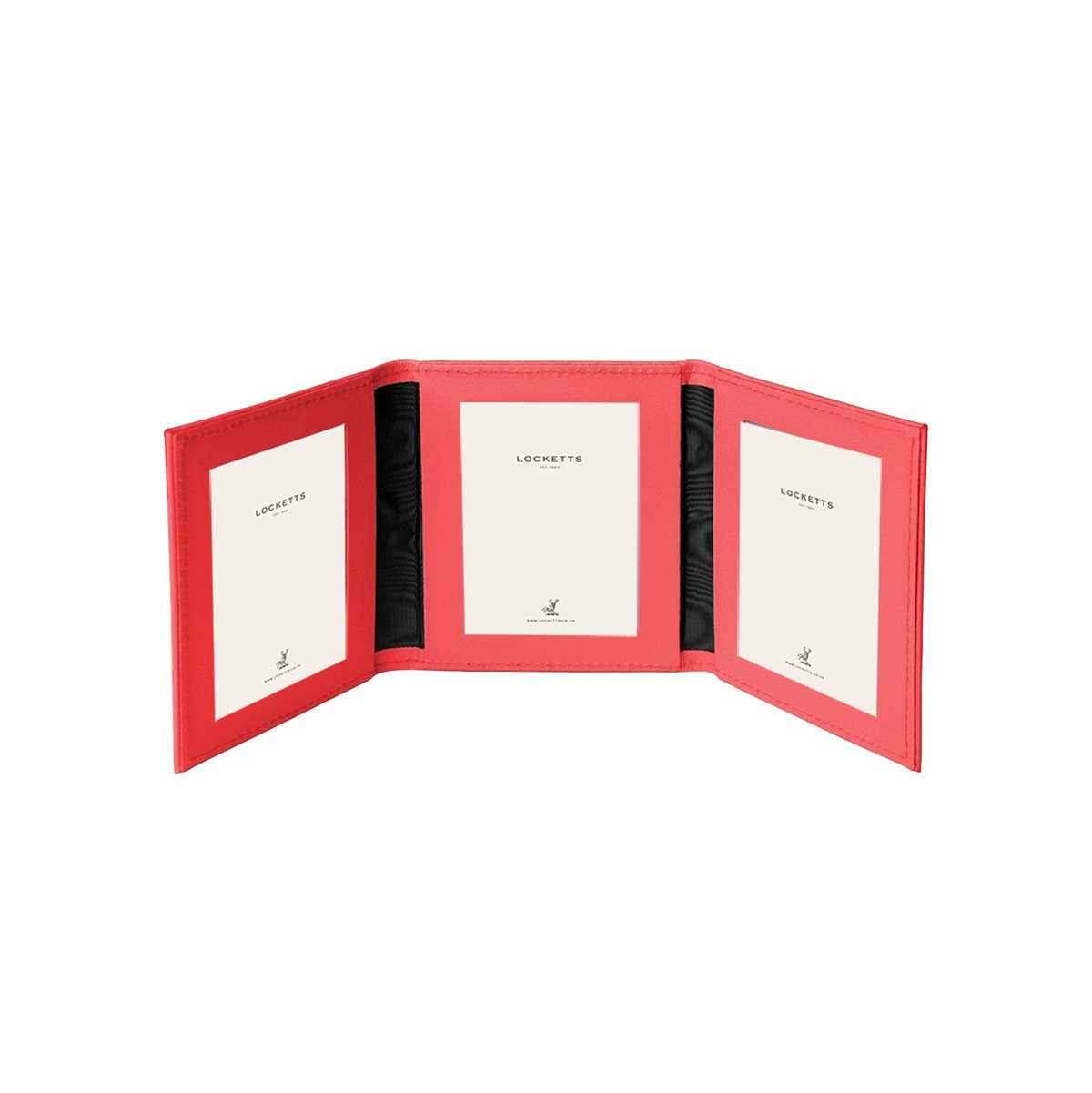 Tuscan Leather Triple Travel Photo Frame