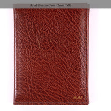 Moroccan Leather Double Travel Photo Frame