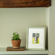 Farrow & Ball Painted Ribbed Mounted Frame