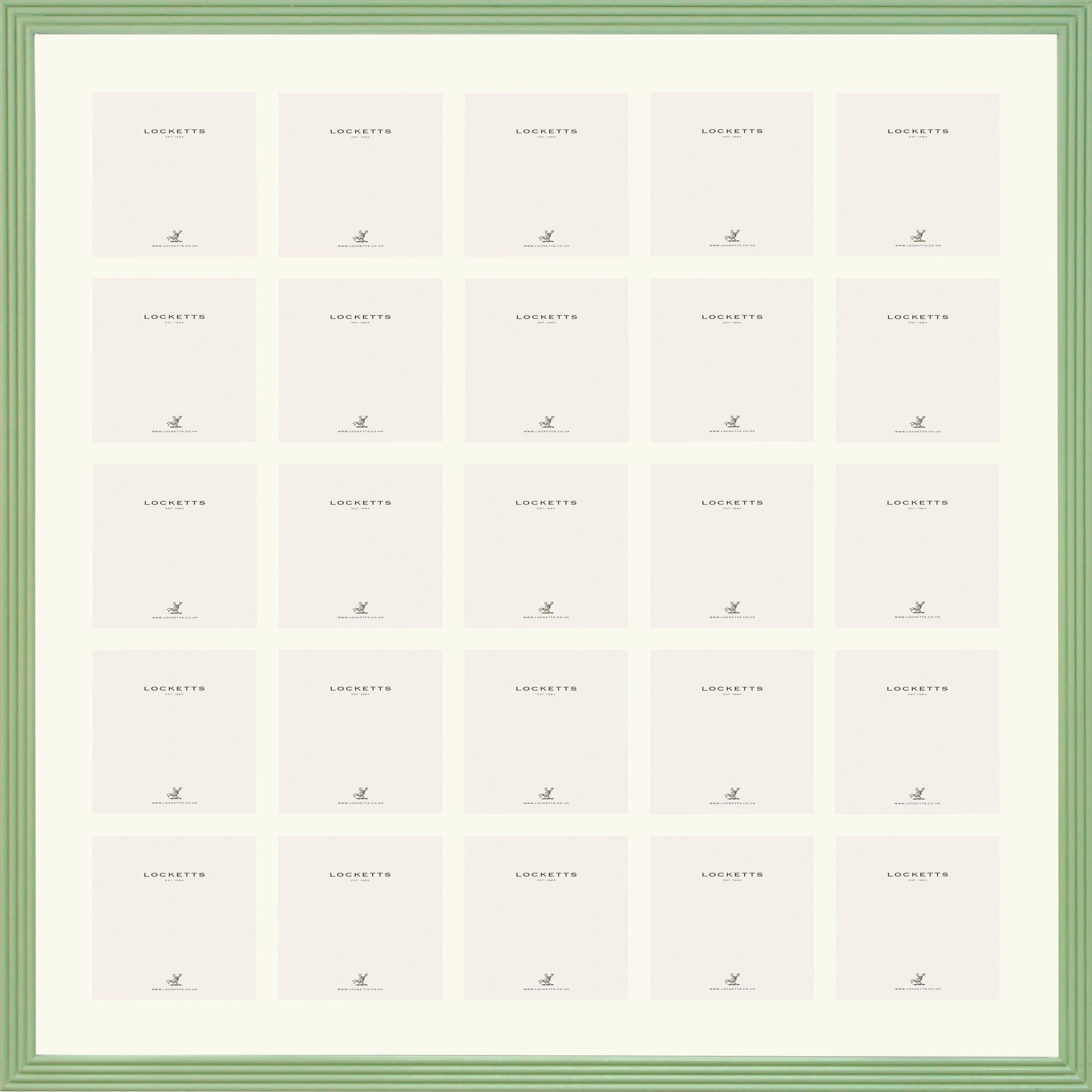Farrow & Ball Painted 25 Multi Aperture Fluted Frame