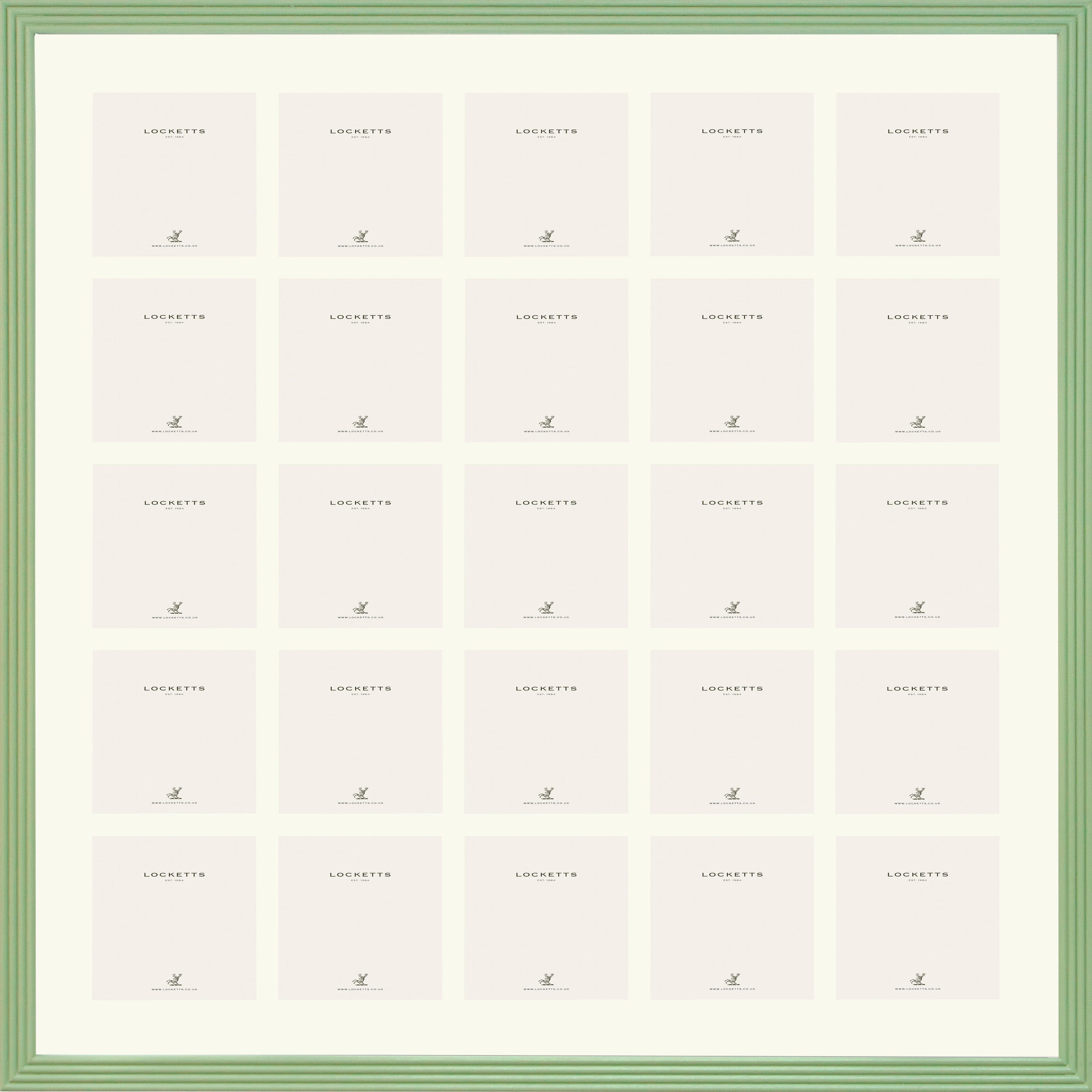 Farrow & Ball Painted 25 Multi Aperture Fluted Frame