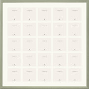 Farrow & Ball Painted 25 Multi Aperture Ribbed Frame