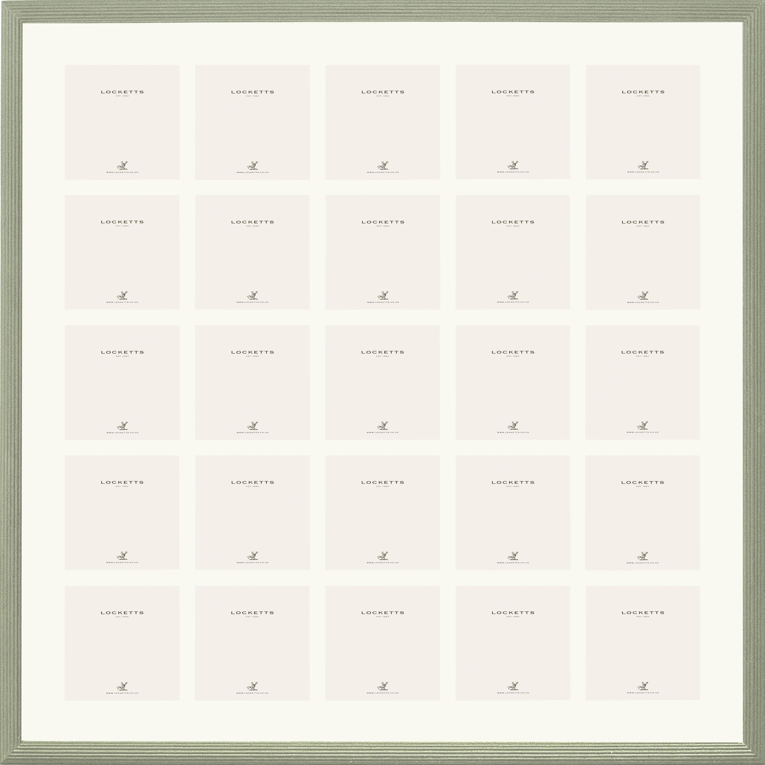 Farrow & Ball Painted 25 Multi Aperture Ribbed Frame