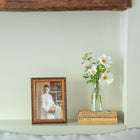 Walnut Yew Inlaid Photo Frame