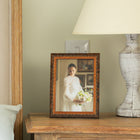 Walnut Yew Inlaid Photo Frame