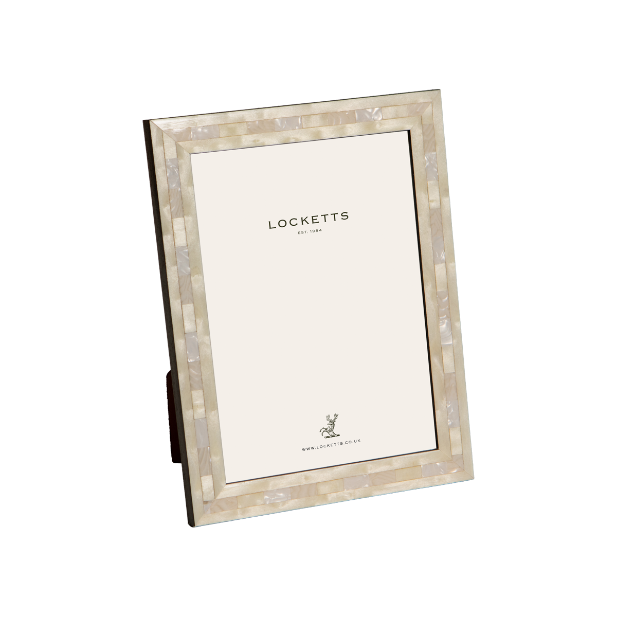 White Pearl Inlay Photo Frame