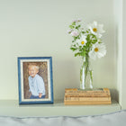 Blue Pearl Inlay Photo Frame