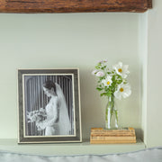 Charcoal White Inlay Photo Frame