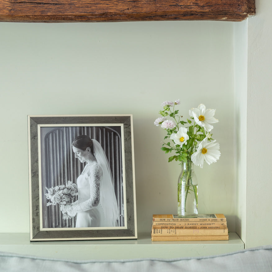 Charcoal Pearl Inlay Photo Frame