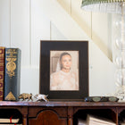 Anthracite Faux Shagreen Bronze Photo Frame