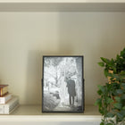 Black Thin Stand Portrait Photo Frame