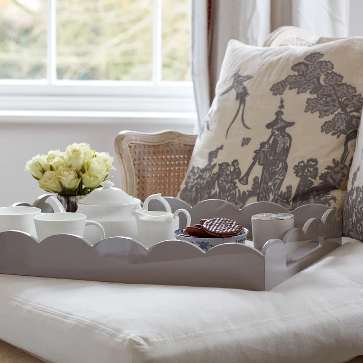 Large Scalloped Tray