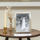 Sterling Silver Curved Frame