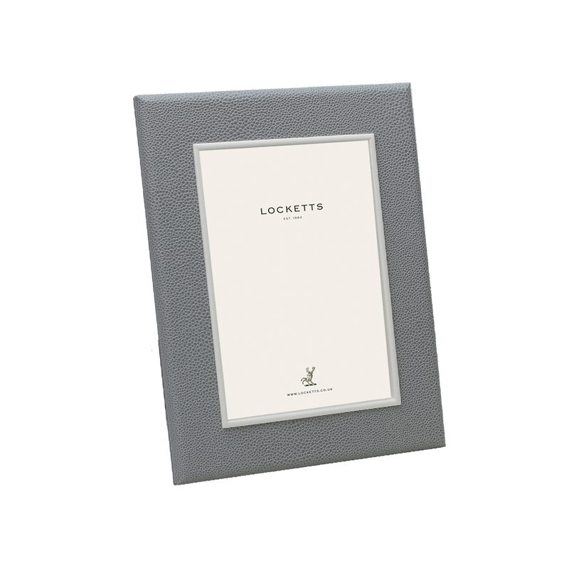 Grey Shagreen Photo Frame