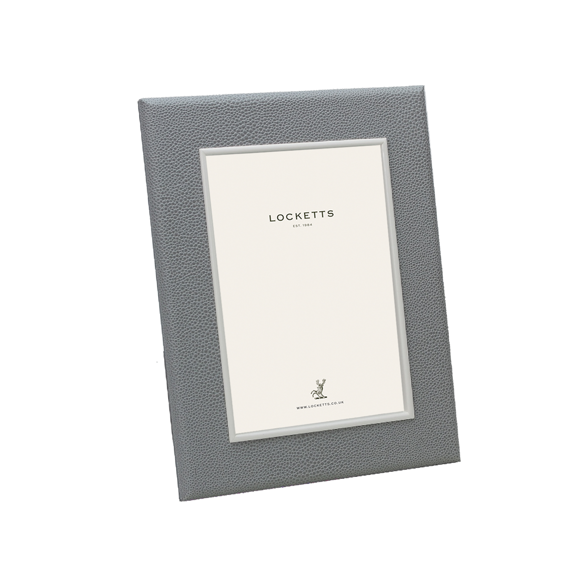 Grey Shagreen Photo Frame Grey 6x4