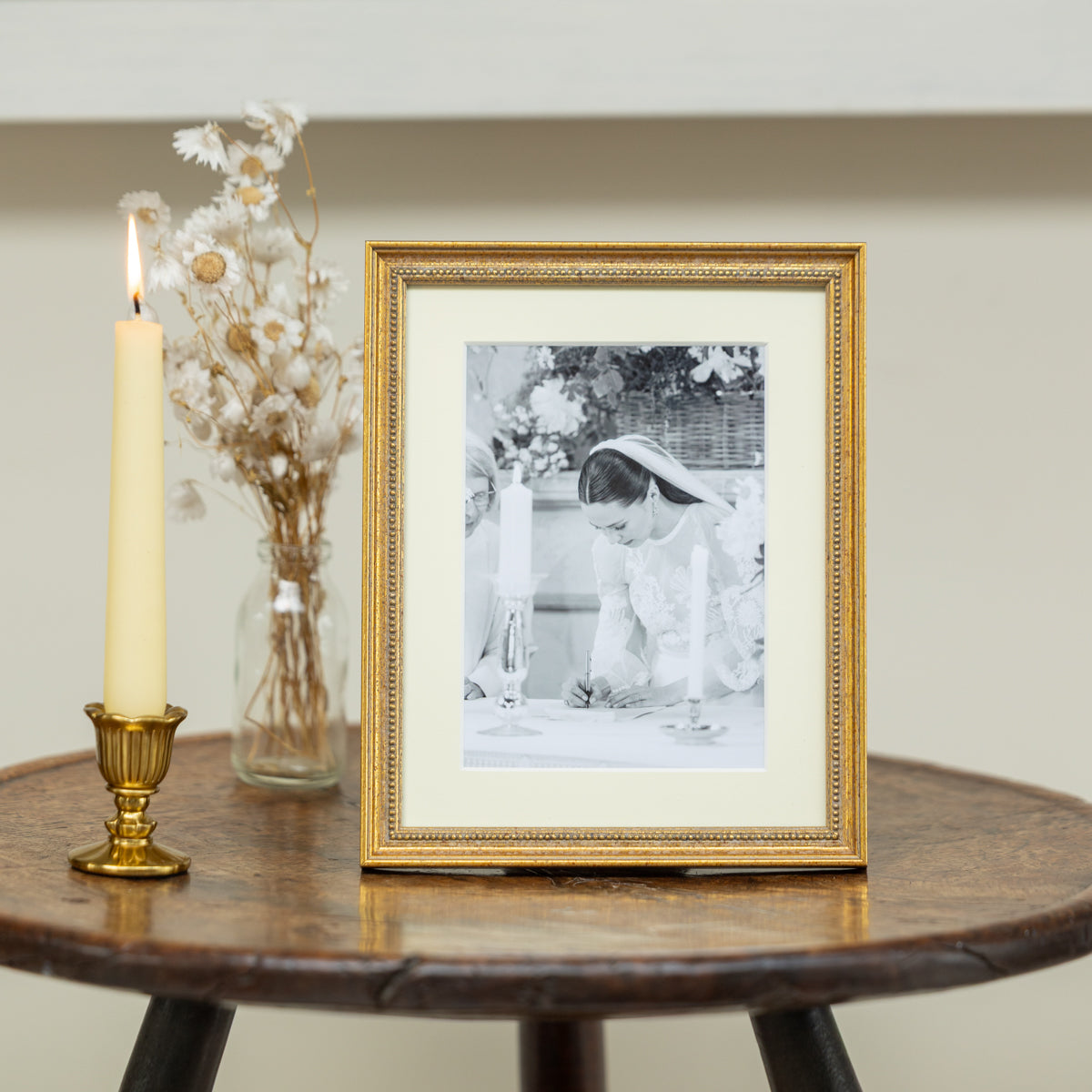 Marbled Bead Mounted Photo Frame