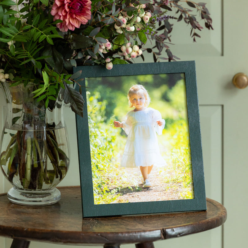 Hungerford Thin Photo Frame Green 10x8