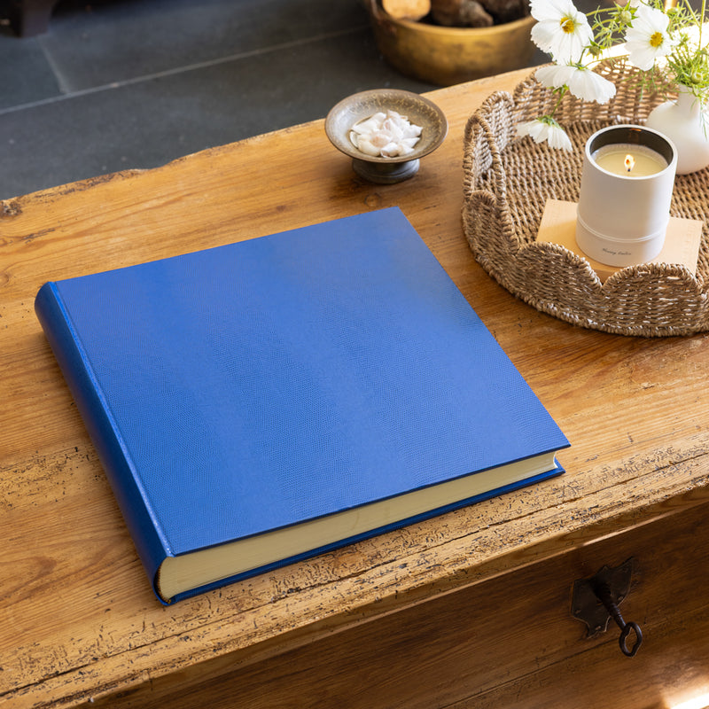 Hungerford Large Square Photo Album Blue