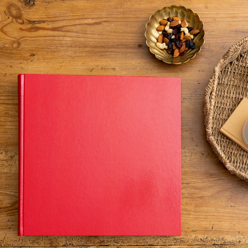 Hungerford Large Square Photo Album Red