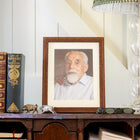 Inlaid Walnut Mounted Photo Frame