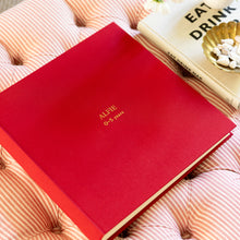 Large Square Linen Photo Album