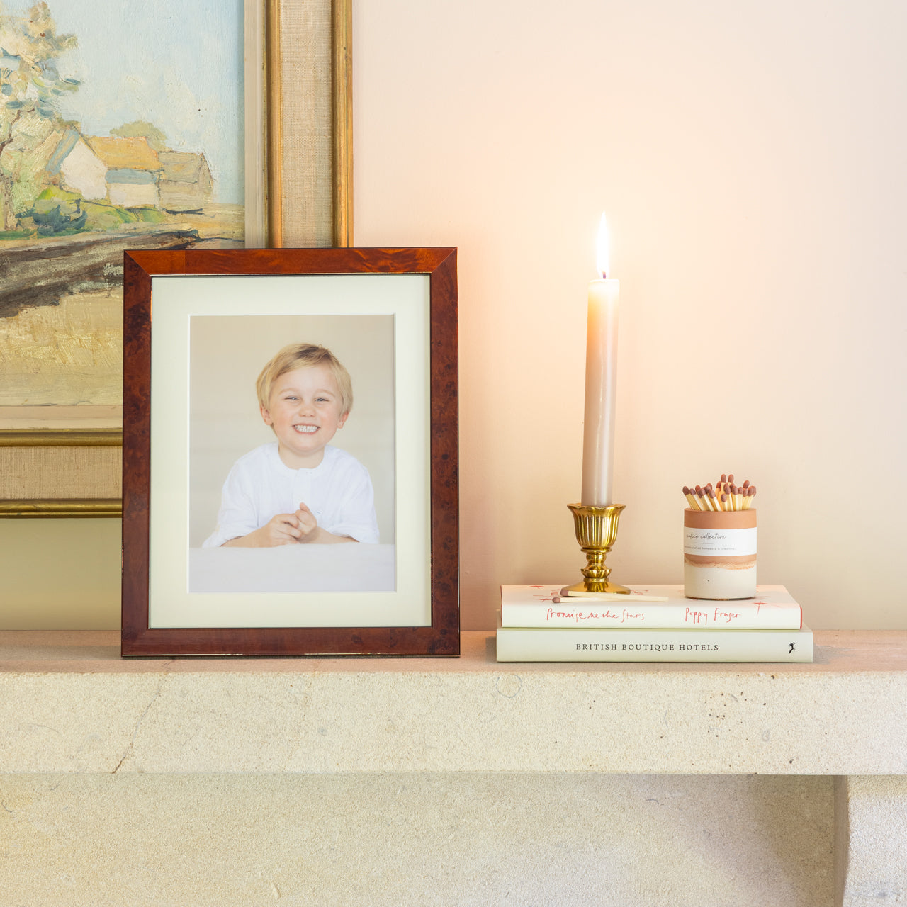 Maple Mounted Medium Photo Frame