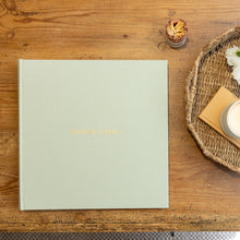 Large Square Linen Photo Album