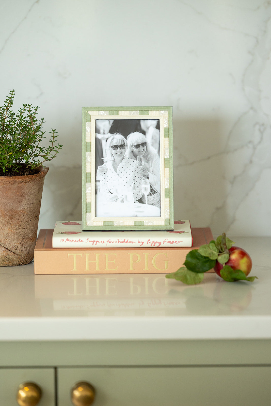 Green Pearl Inlay Photo Frame