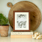 Inlaid Walnut Unmounted Photo Frame