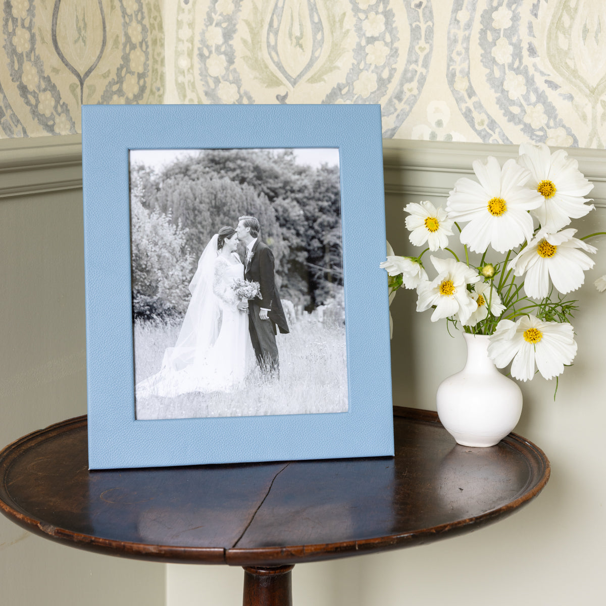 Luxury Leather Photo frame Misty Haze 7x5