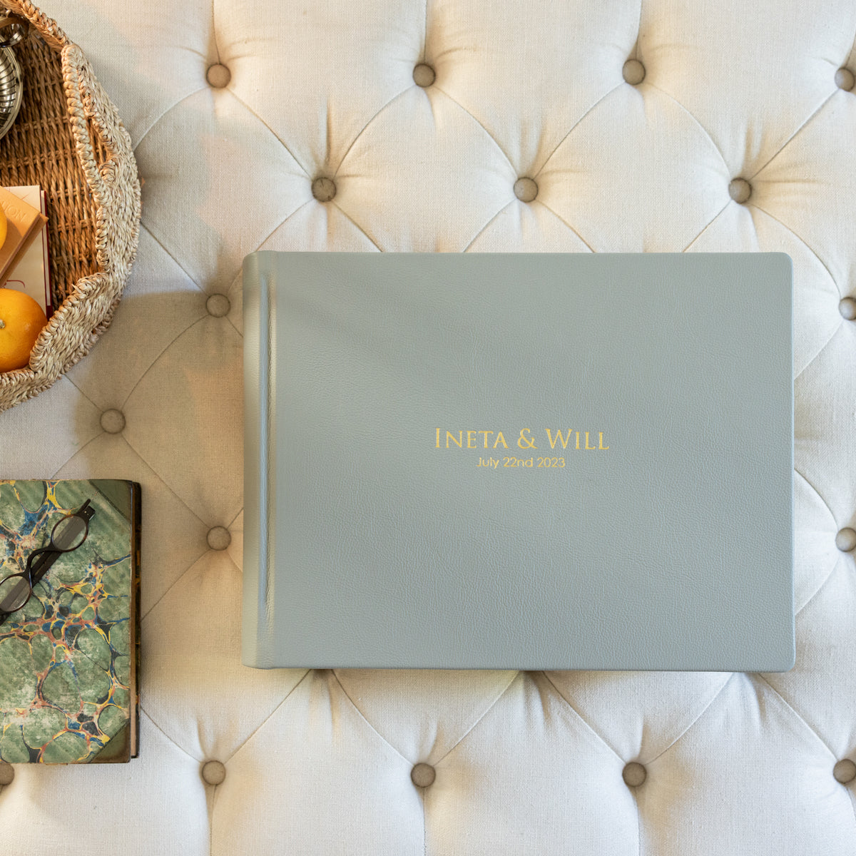 Luxury Leather Landscape Photo Album