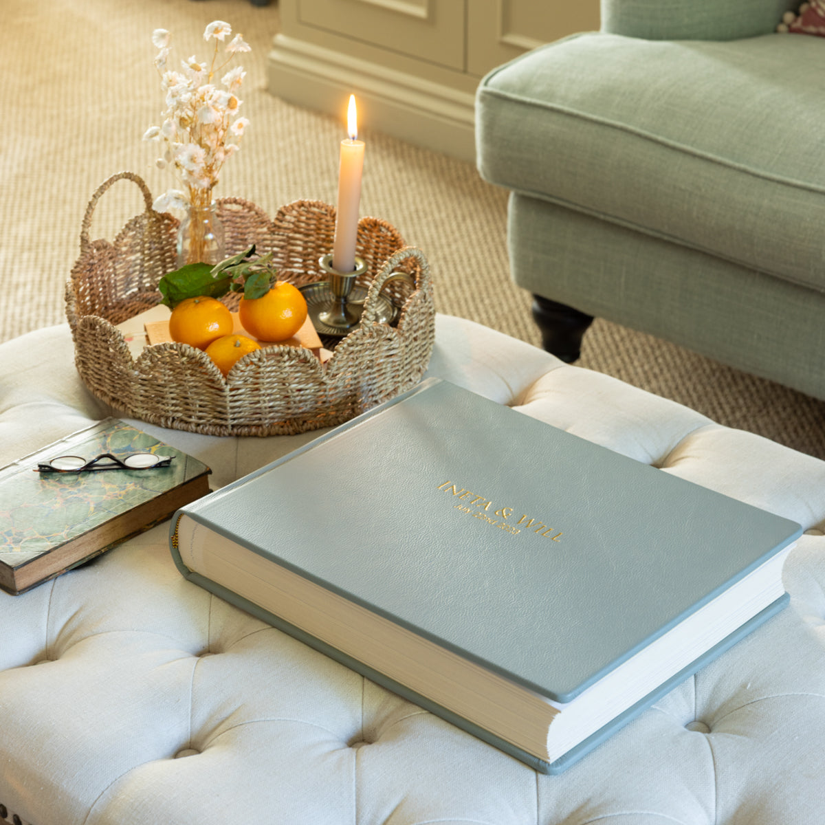 Luxury Leather Landscape Photo Album