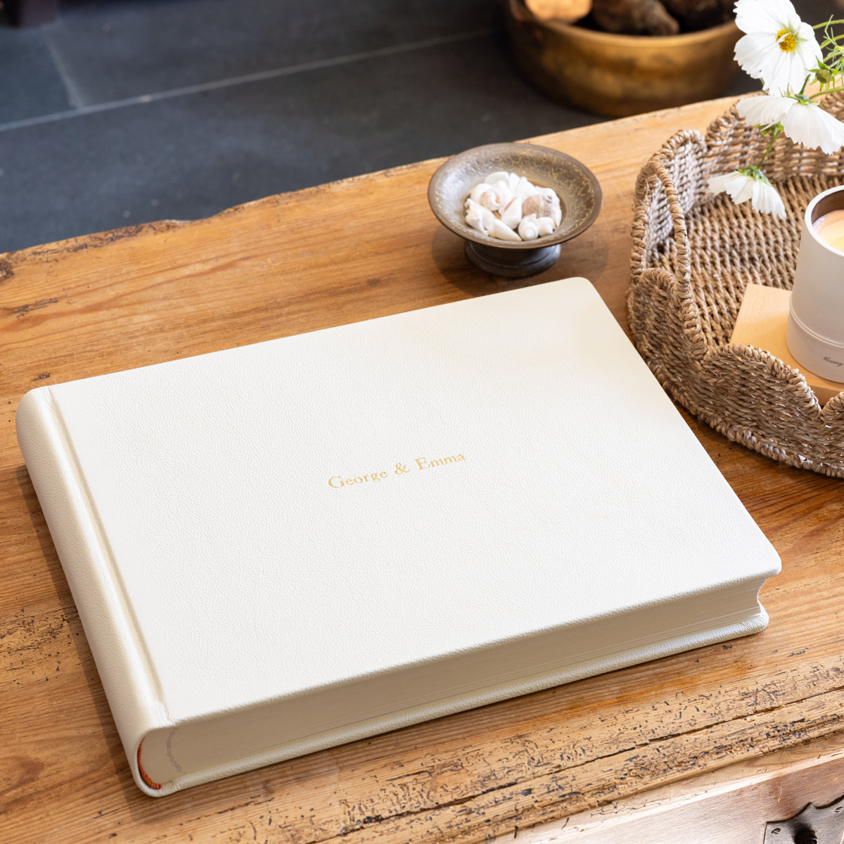 Luxury Leather Landscape Photo Album