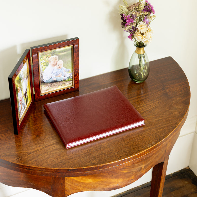 Moroccan Leather Visitors Book