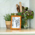 Green Inlay Unmounted Photo Frame