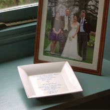 Large Square Personalised China Dish