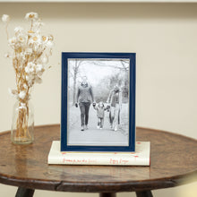 Navy Blue Thin Contemporary Enamel Photo Frame