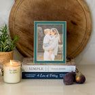 Fern Green Enamel & Silver Frame