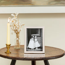 Light Pink Enamel Silver Frame