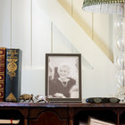 Taupe Thin Contemporary Enamel Photo Frame