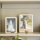 Sterling Silver Narrow Bead Photo Frame