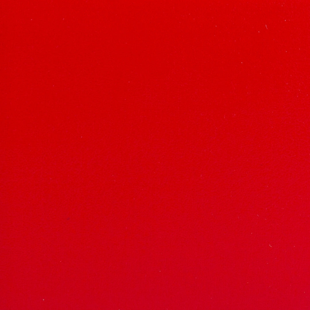 Small Leather Photo Album Red