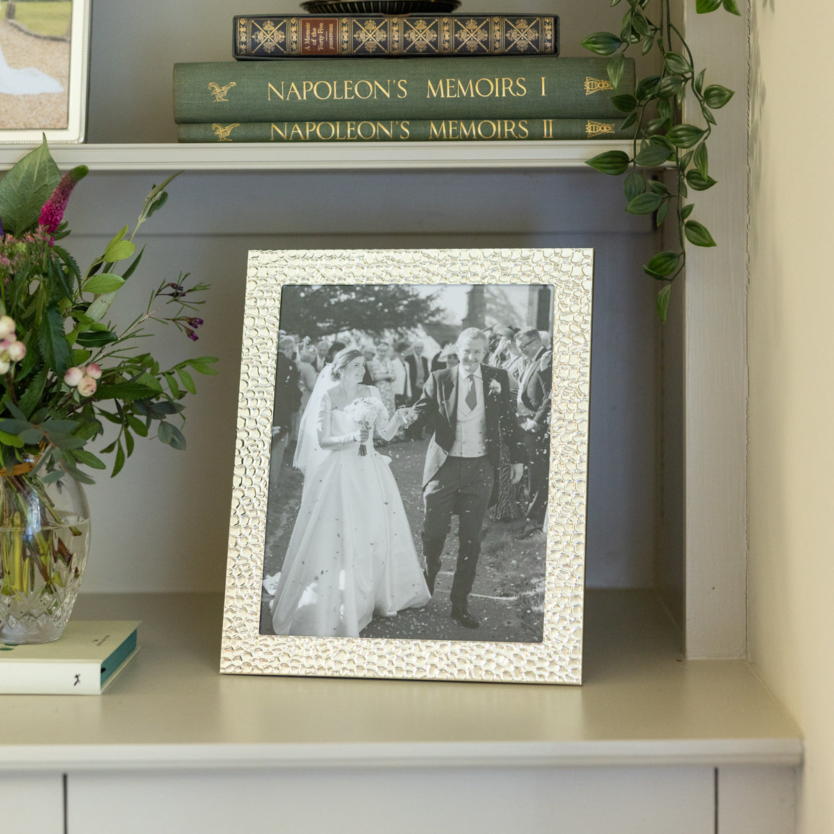 Textured Silver Photo Frame