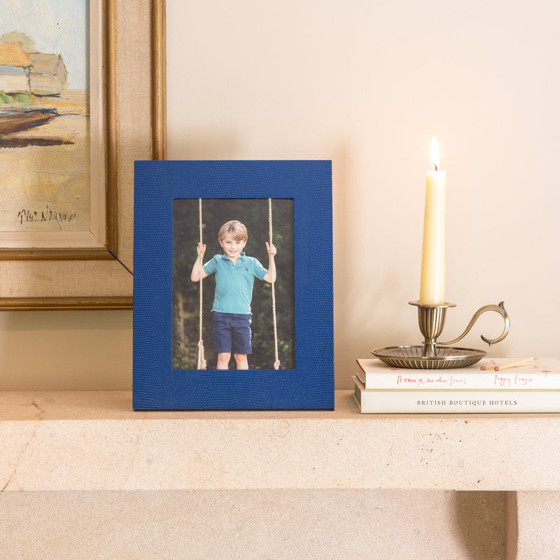 Hungerford Wide Photo Frame Royal Blue 8x6