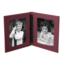 Tuscan Leather Double Travel Photo Frame