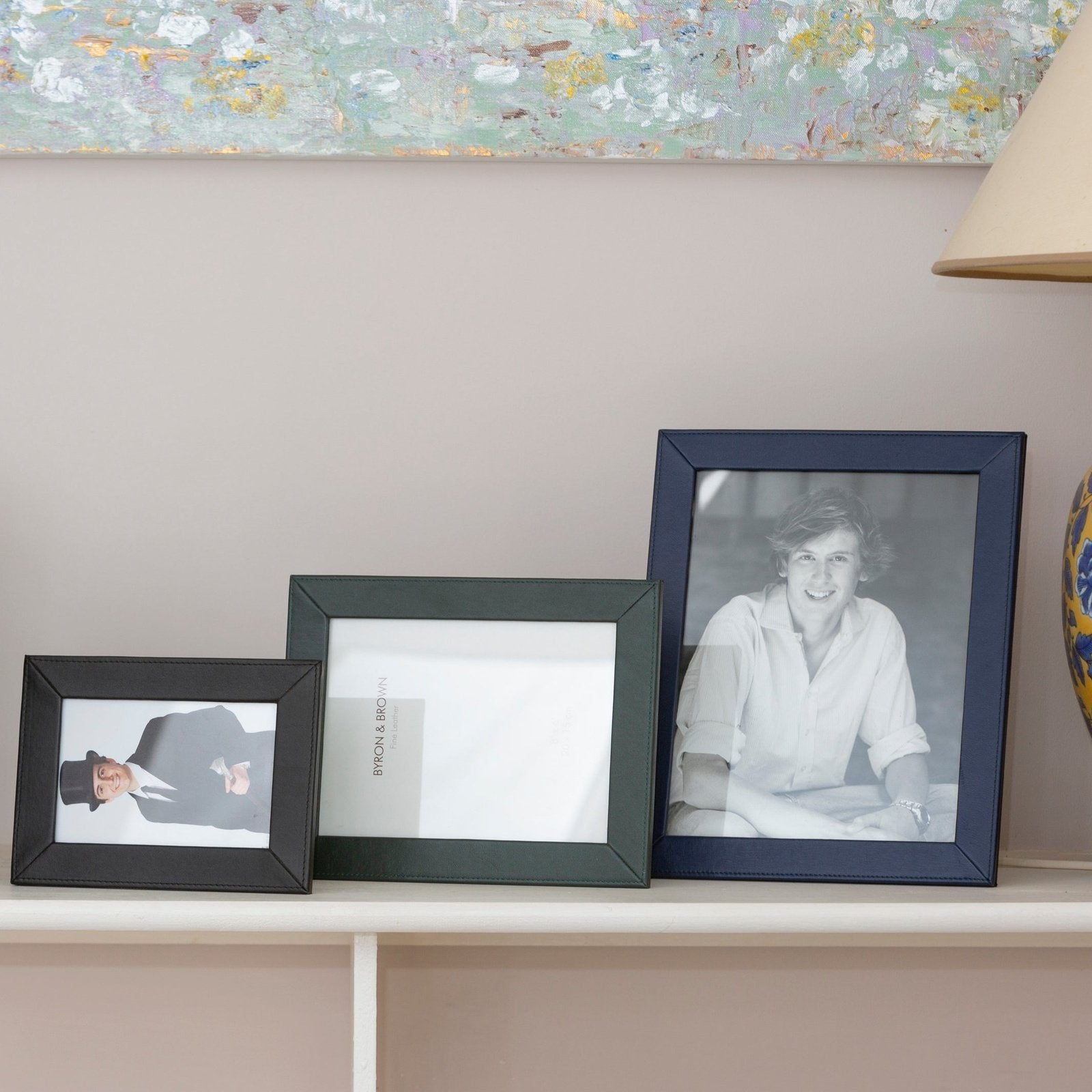 Locketts Slim Classic Leather Photo Frame
