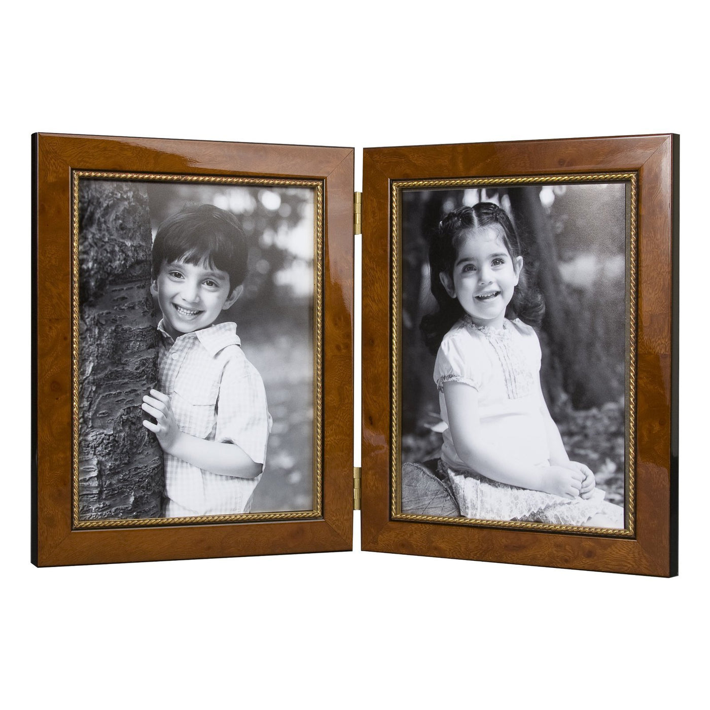 Double Hinged Maple Rope Photo Frame