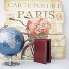 Moroccan Leather Triple Travel Photo Frame