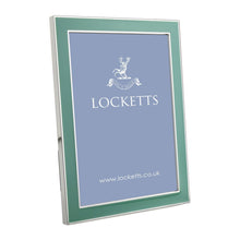 Duck Egg Thin Contemporary Enamel Photo Frame