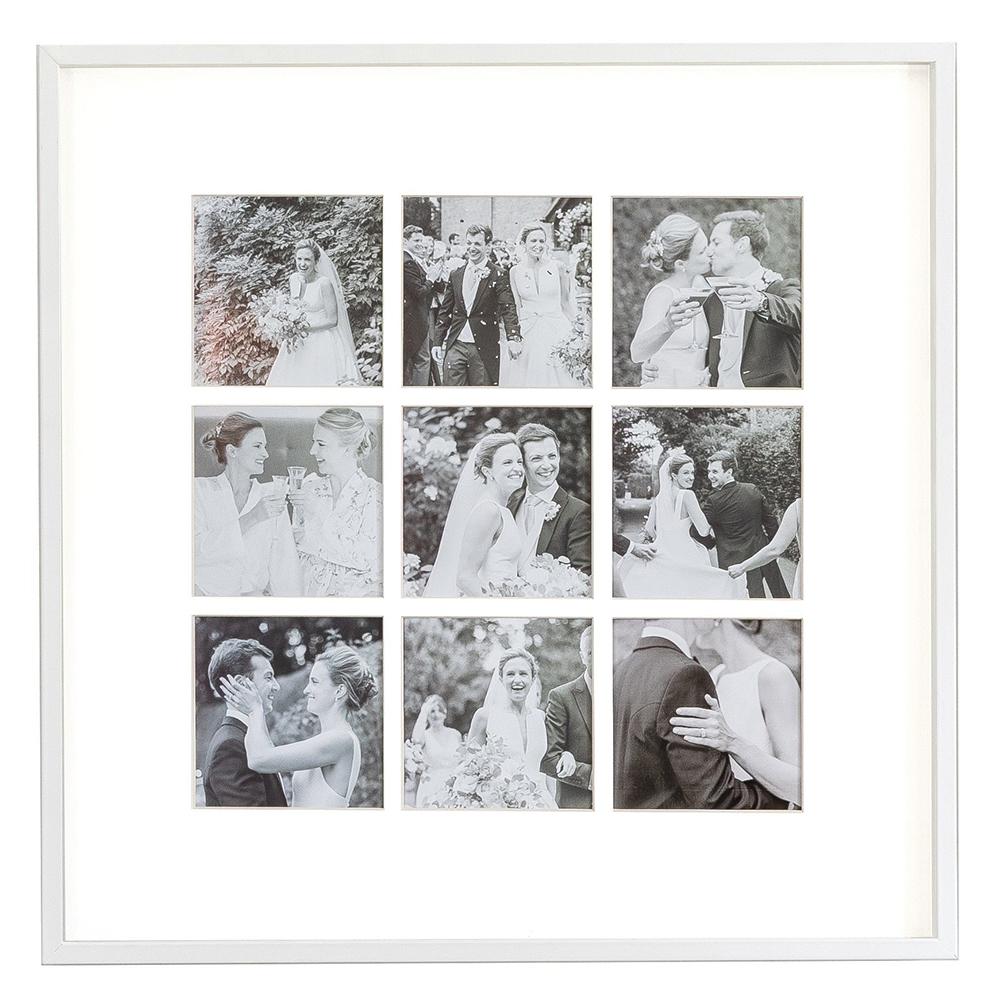 White Multi Aperture Photo Frame